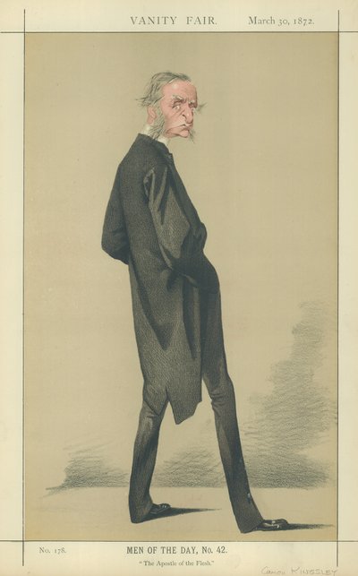 Der ehrwürdige Kanoniker Charles Kingsley von Adriano Cecioni