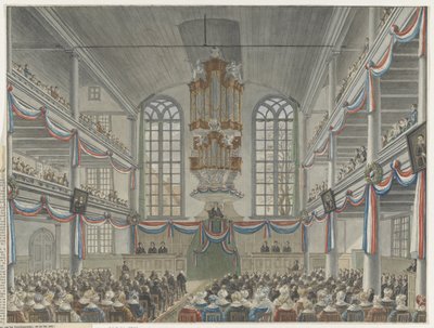 Feier des zweihundertjährigen Bestehens des Seminars der Remonstranten, 1834 von Adrianus Gerardus van Schoone
