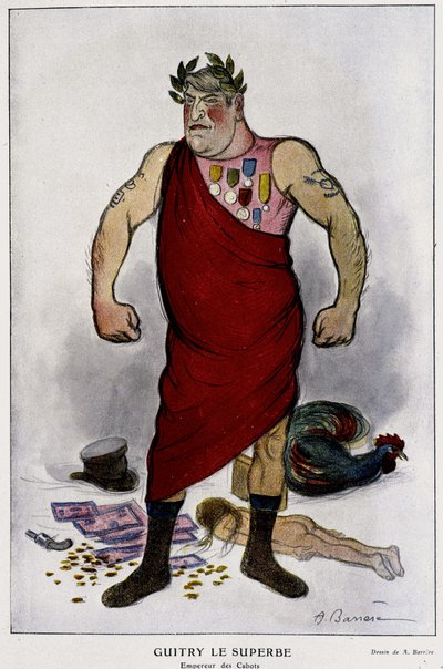 Guitry der Prächtige, Kaiser der Kabaretts. Schauspieler, Dramatiker und Regisseur des französischen Kinos - in „Fantasio“ vom 01.12.1911 von Adrien Barrere