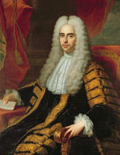 Porträt des Rt Hon John Methuen als Lordkanzler von Irland von Adrien Carpentiers
