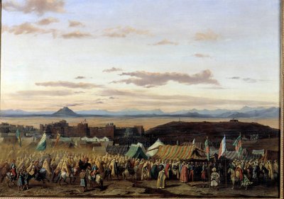 Die Eroberung von Setif in Algerien durch die Truppen des Herzogs von Orleans von Adrien Dauzats