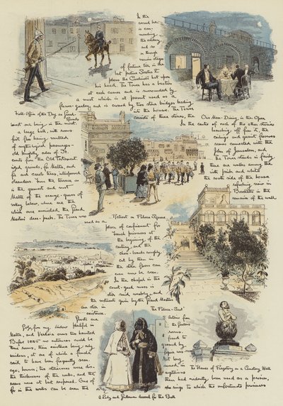 Erste Eindrücke eines Unterleutnants von Malta (Chromolithographie) von Adrien Emmanuel Marie