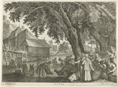 Sommer. Die vier Jahreszeiten (Serientitel) von Egidius  Sadeler (II)