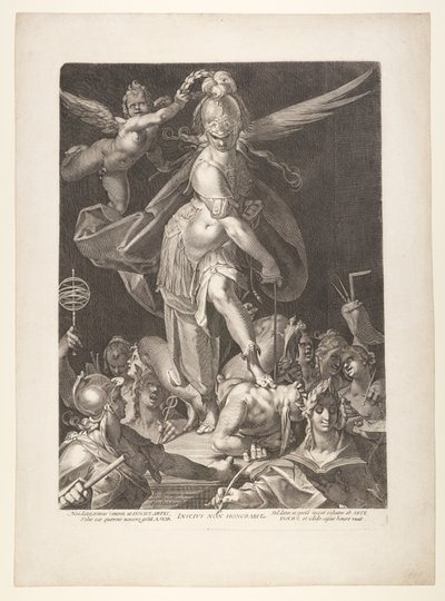 Der Triumph der Weisheit von Aegidius Sadeler II