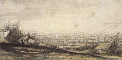 Weite Landschaft mit Hütte und Vieh, spätes 17. Jahrhundert von Aelbert Cuyp