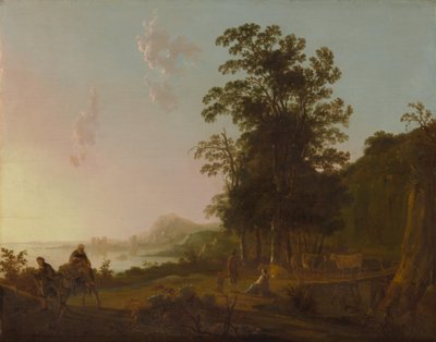 Landschaft mit der Flucht nach Ägypten, ca. 1650 von Aelbert Cuyp