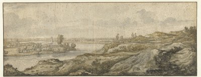 Landschaft mit einem Fluss von Aelbert Cuyp