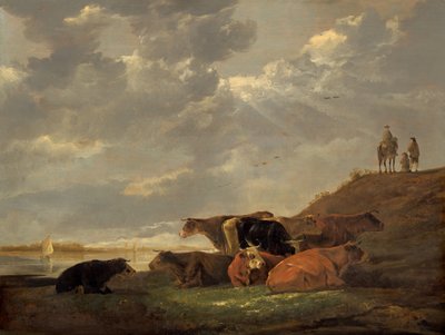 Flusslandschaft mit Kühen von Aelbert Cuyp