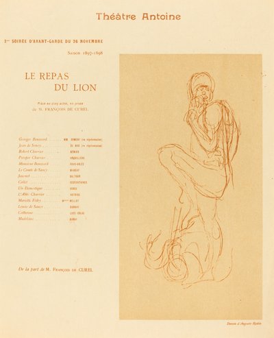 Das Mahl des Löwen von after Auguste Rodin