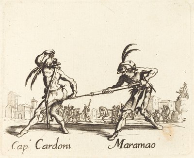 Cap. Cardoni und Maramao von After Jacques Callot
