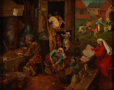 Ein Alchemist von After Pieter Brueghel the Elder