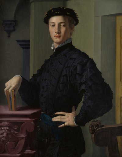Porträt eines jungen Mannes, 1530er Jahre von Agnolo Bronzino
