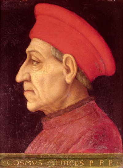 Posthumes Porträt von Cosimo di Giovanni de Medici, ca. 1565-69 von Agnolo Bronzino