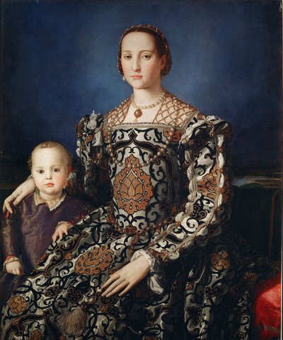 Porträt von Eleonora da Toledo mit ihrem Sohn Giovanni von Agnolo Bronzino