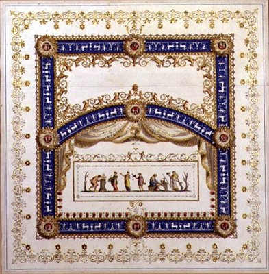 Entwurf für eine neoklassizistische Decke von Agostino (attr.) Brunias