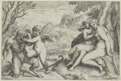 Omnia vincit Amor von Agostino Carracci