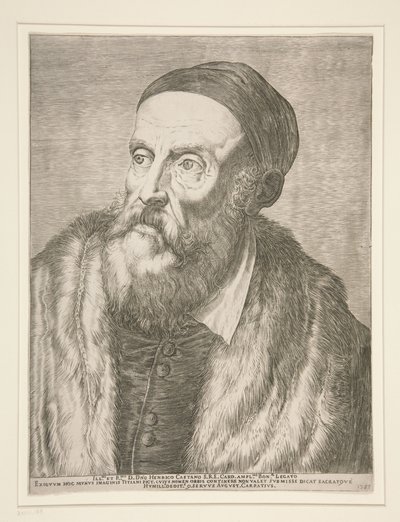 Tiziano Vecellio (Tizian) von Agostino Carracci