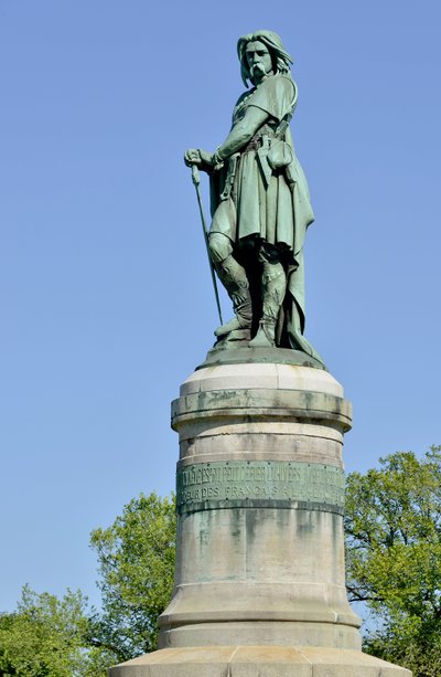 Kolossale Statue von Vercingetorix, gallischer Anführer von Aime Millet