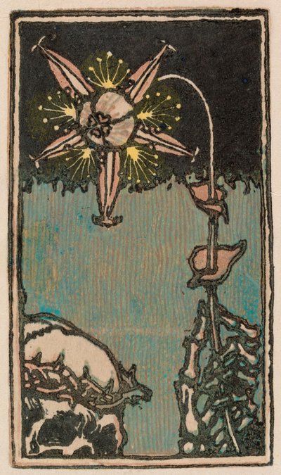 Tod und die Blume von Akseli Gallen-Kallela