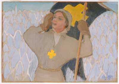 Fahnenträger von Akseli Gallen-Kallela