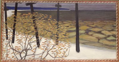 Herbst, die fünf Kreuze, 1902 von Akseli Valdemar Gallen Kallela