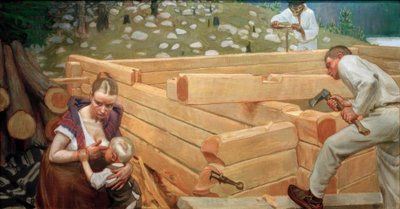 Bauen von Akseli Valdemar Gallen Kallela