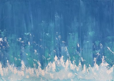 Velvet Ocean, 2023 von Akturk Yasemin