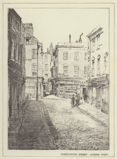 Carrington Street, Blick nach Westen von Alan Stapleton