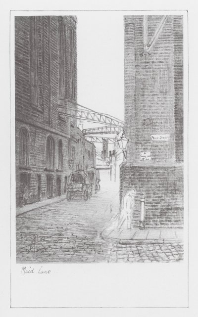 Londoner Gassen: Maid Lane von Alan Stapleton
