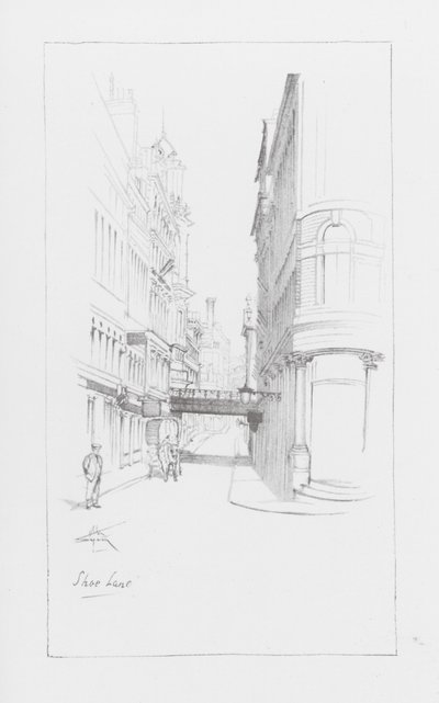 Londoner Gassen: Shoe Lane von Alan Stapleton