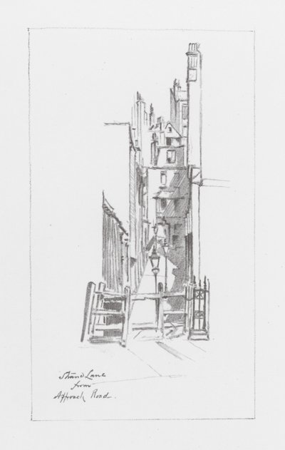 Londoner Gassen: Strand Lane von Alan Stapleton