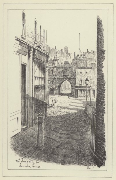 St Johns Tor von Jerusalem Passage von Alan Stapleton