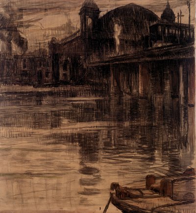 Cannon Street Station in London von Albert Baertsoen