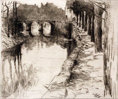 Alte Kade von Albert Baertsoen
