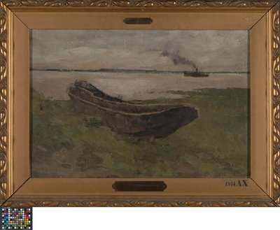 Der Fluss Schelde bei Doel von Albert Baertsoen