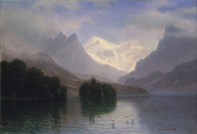 Bergszene von Albert Bierstadt