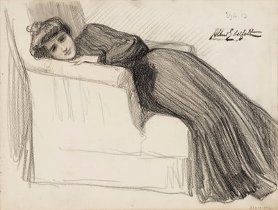 Ruhende Frau von Albert Edelfelt