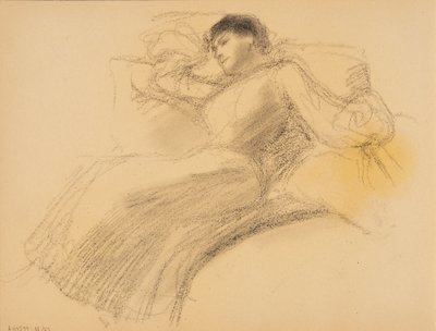 Ruhende Frau von Albert Edelfelt