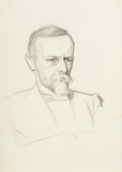 Porträt von Axel Lille von Albert Edelfelt
