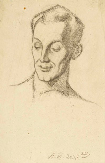 Porträt von Bruno Aspelin von Albert Edelfelt