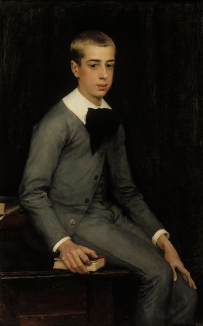 Porträt des Leutnants Alexandre Weissgerber de Stragéwicz als Kind von Albert Edelfelt