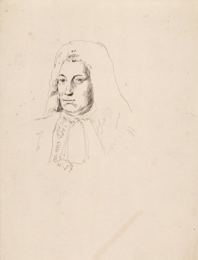 Porträt eines Mannes von Albert Edelfelt