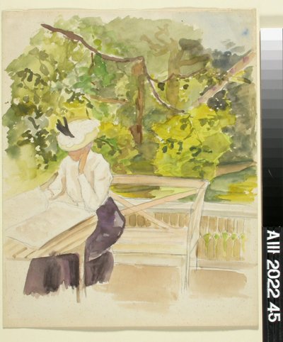 Ohne Titel von Albert Edelfelt