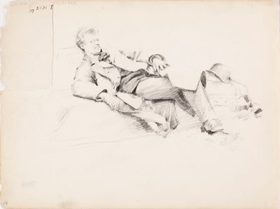 Ohne Titel von Albert Edelfelt