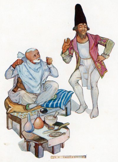 "Sei ruhig, mein Meister" von Albert Edward Jackson