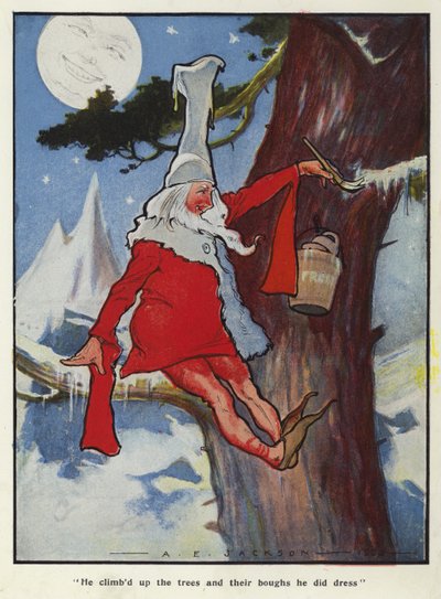 Er kletterte auf die Bäume und schmückte ihre Zweige von Albert Edward Jackson