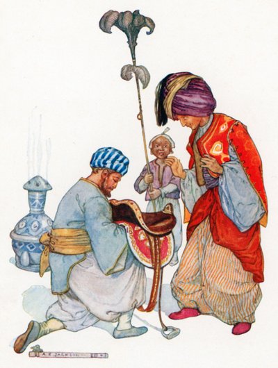 Sindbad stellte sie dem König vor von Albert Edward Jackson