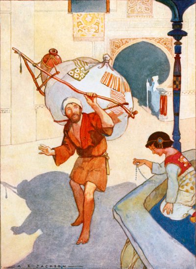 Die Por Portes erstaunt über die Pracht des Herrenhauses von Albert Edward Jackson