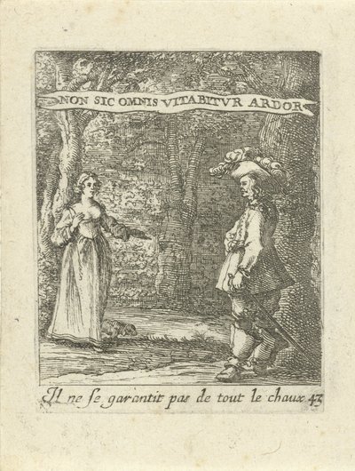 Mann und Frau im Wald von Albert Flamen