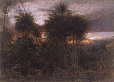 Der Dschungel, in dem alle Tiere des Waldes sich bewegen von Albert Goodwin